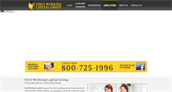 Desktop Screenshot of firstworkingcapital.com
